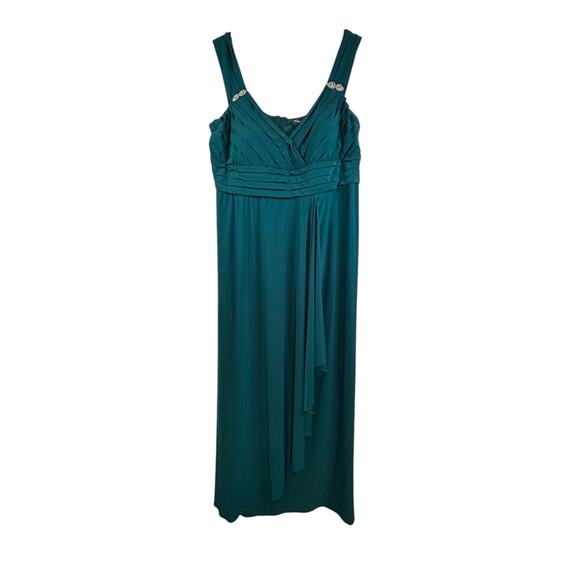 Beautiful Teal Plus Formal Evening Gown - Size 20W - Picture 2 of 15